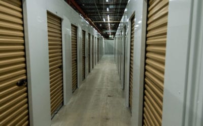 Isle of storage units
