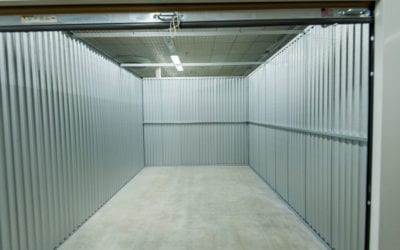 Inside of a storage unit