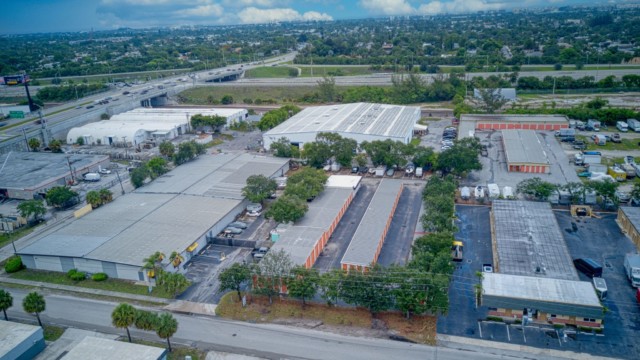 Arial view Alpine Storage