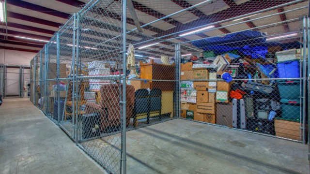 Inside storage unit